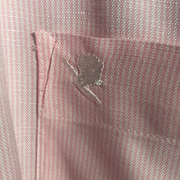 Pink Short Sleeve Dress Shirt - Picture 3 of 5
